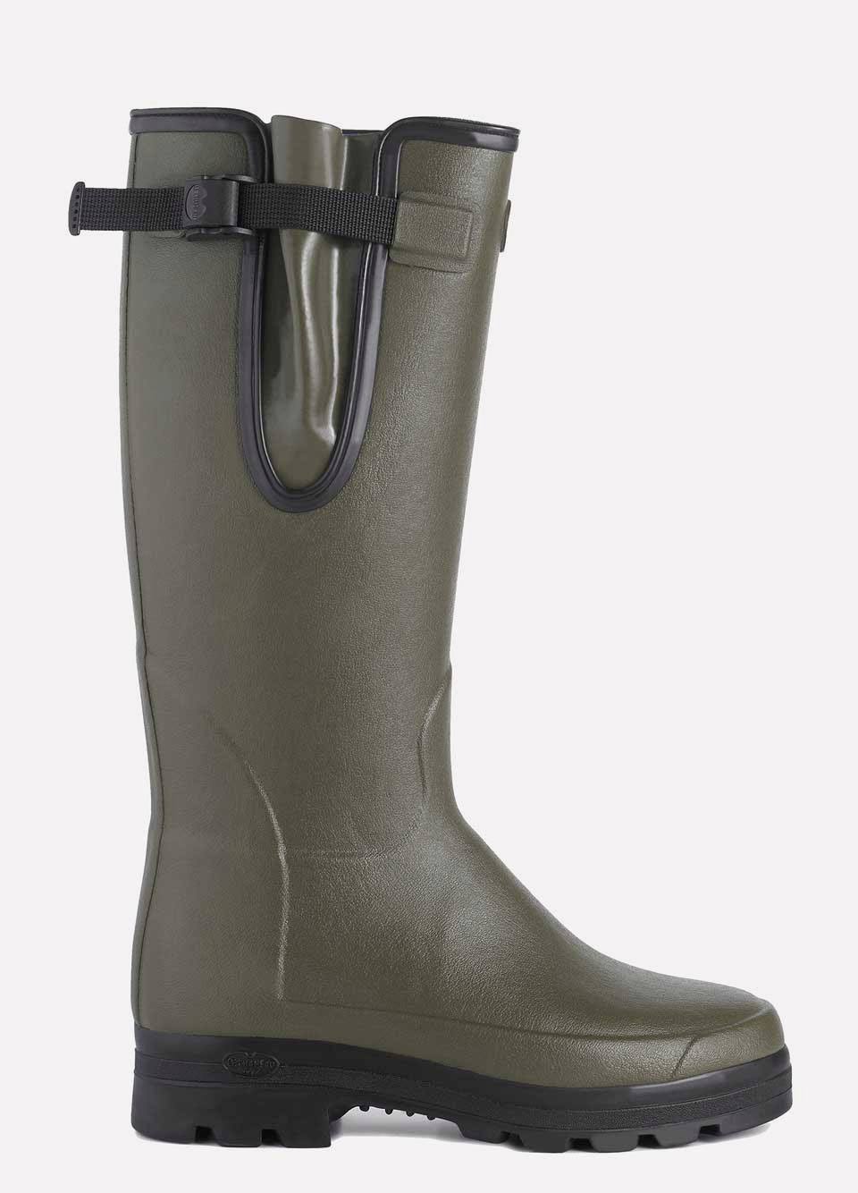 Le Chameau Mens Vierzonord Wellingtons - Vert Chameau