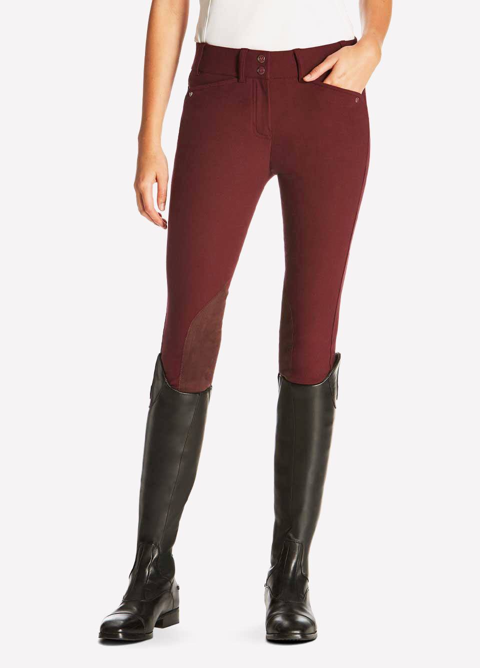 Ariat Ladies Heritage Elite Low Rise Breeches - Malbec
