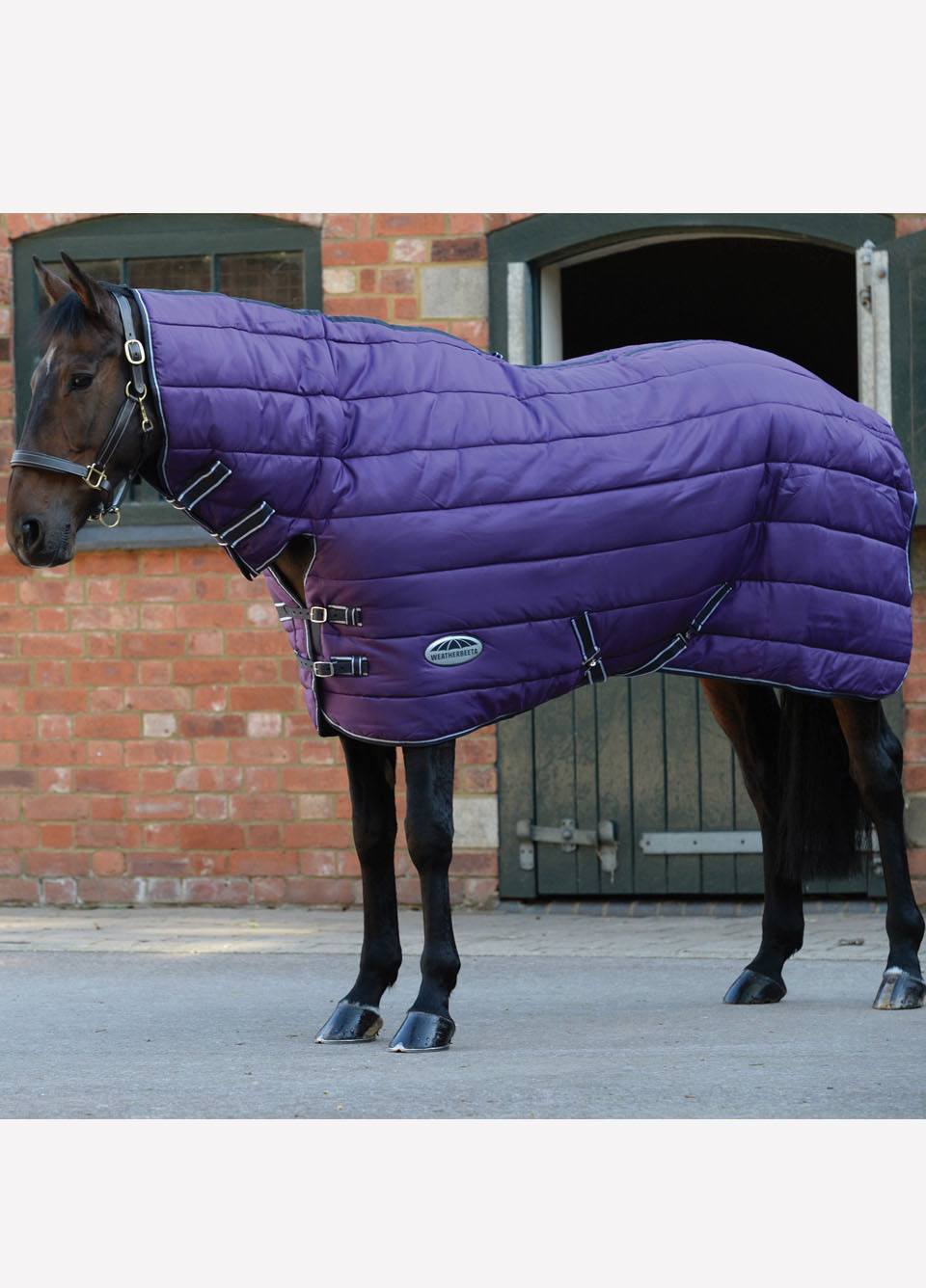 Weatherbeeta Channel Quilt Combo Heavy - Purple/Black