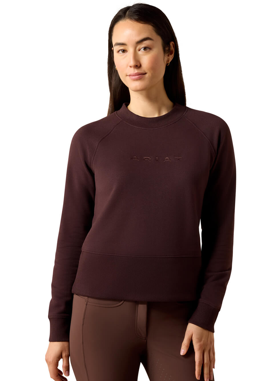Ariat Martine Sweatshirt - Chocolate Plum