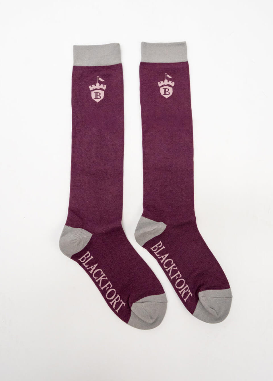 Blackfort Equestrian Socks - Fig/Mulberry