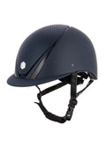 Charles Owen Hyda MIPS Matte/Carbon Standard Peak Riding Helmet - Navy/Navy