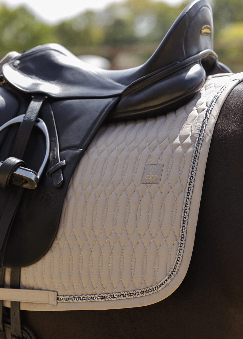 Eskadron Sparkle Crystal DL Saddlecloth - Ash