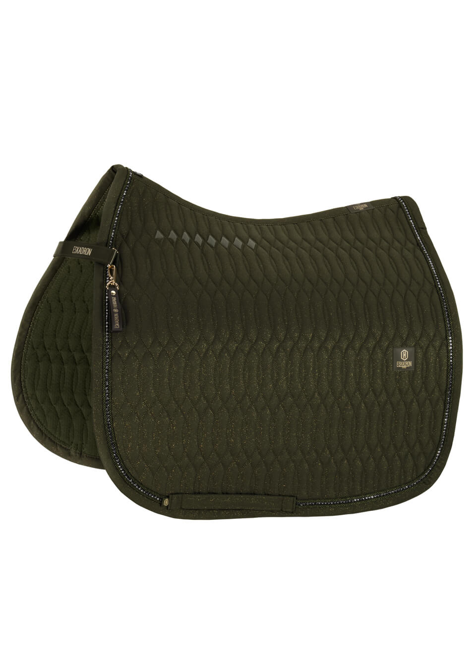 Eskadron Sparkle Crystal DL Saddlecloth - Deep Moss