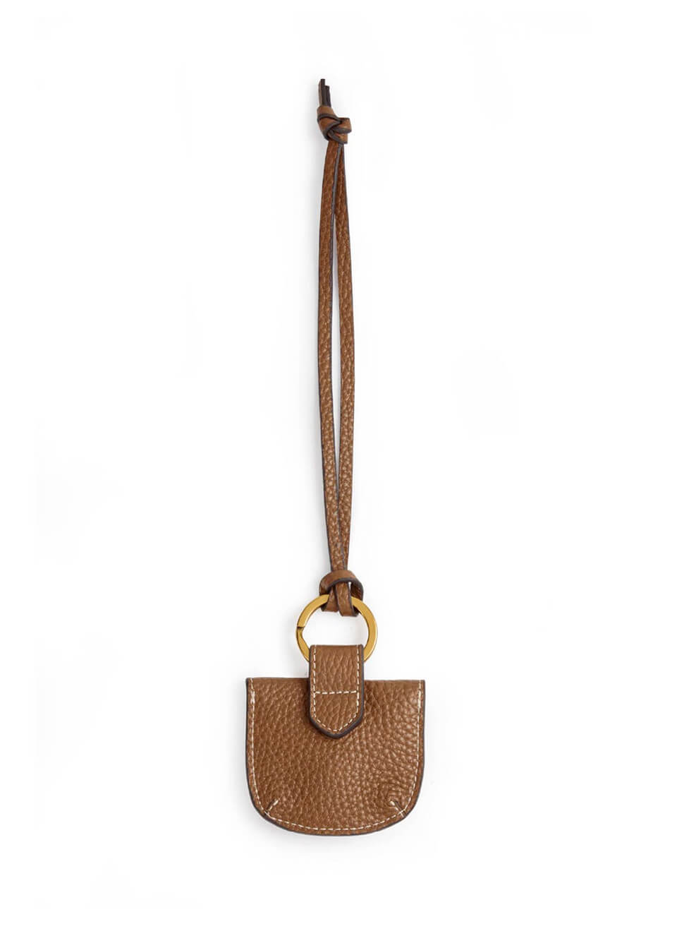 Fairfax & Favor Purse Bag Charm - Tan Leather