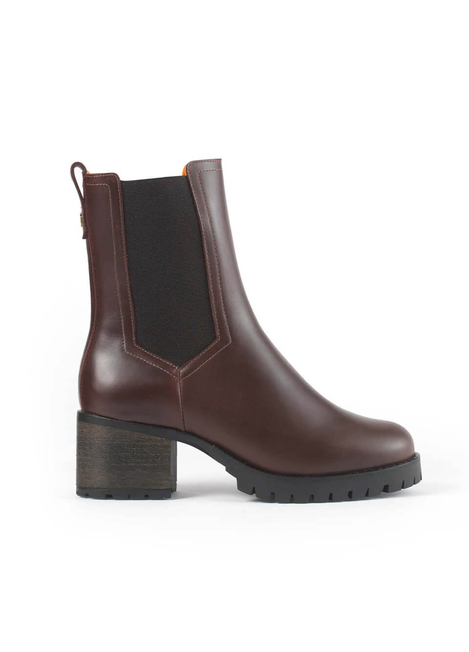 Fairfax & Favor Heeled Boudica - Mahogany Leather