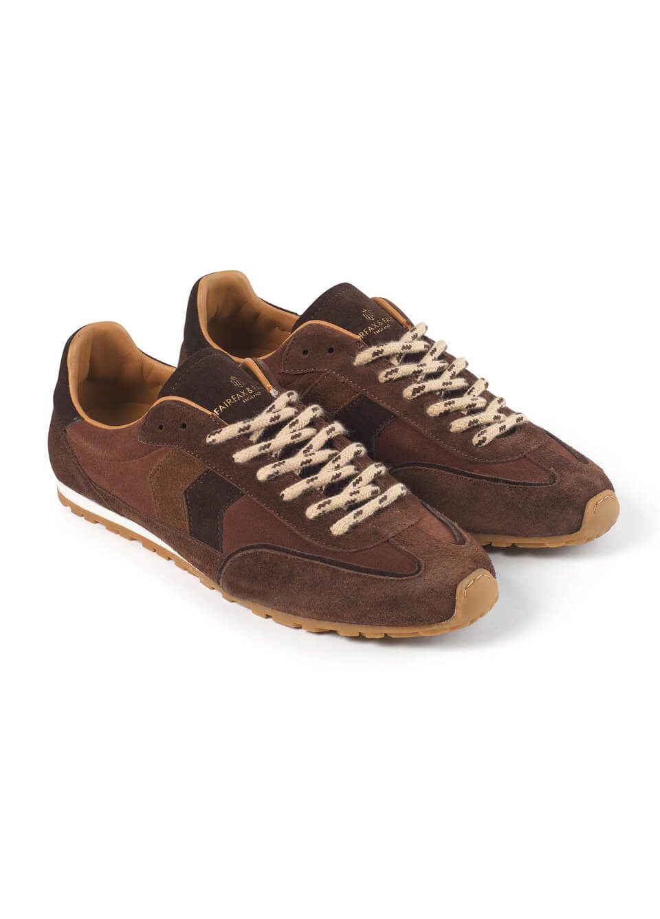 Fairfax & Favor Chawston Trainer - Chocolate