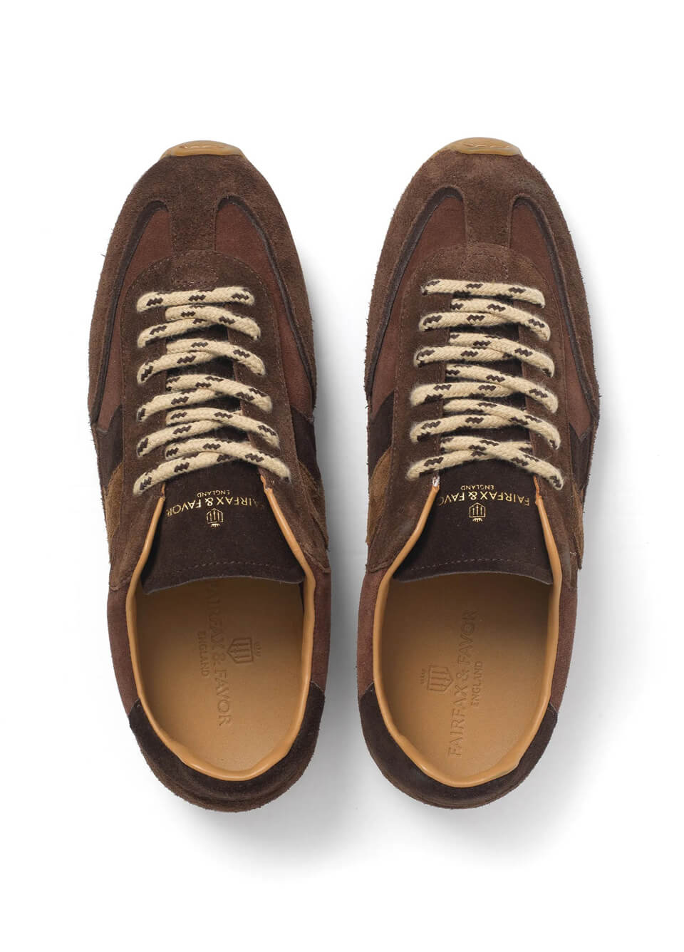 Fairfax & Favor Chawston Trainer - Chocolate