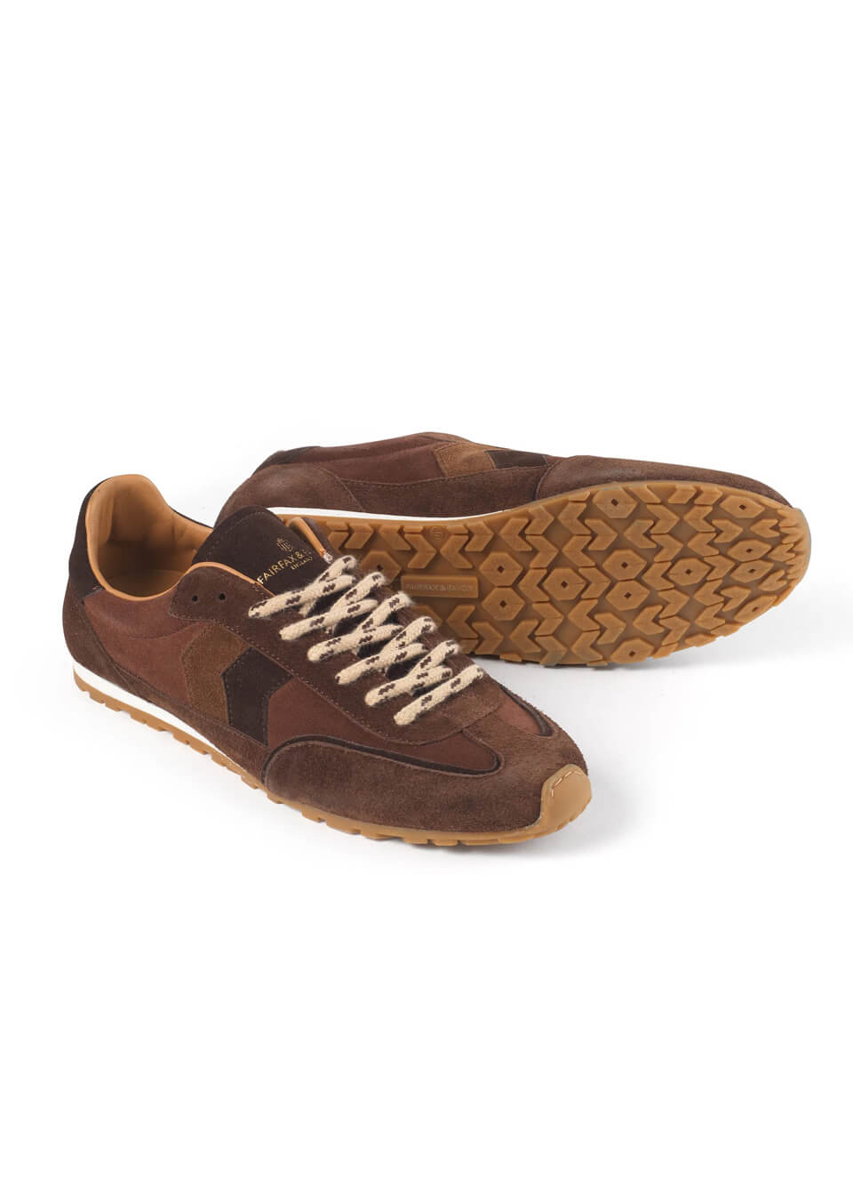 Fairfax & Favor Chawston Trainer - Chocolate