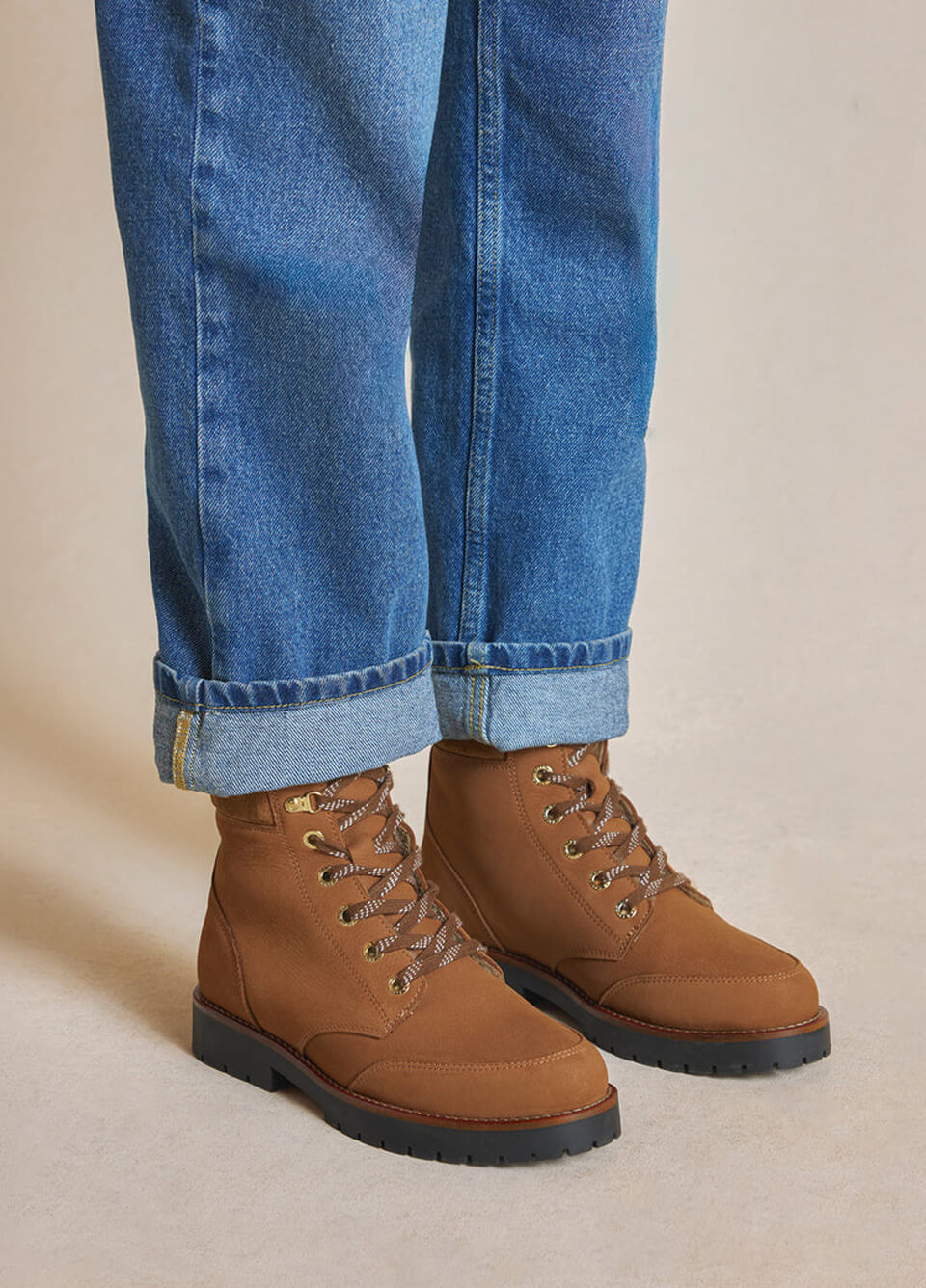 Fairfax & Favor Galway Boot - Cognac Nubuck