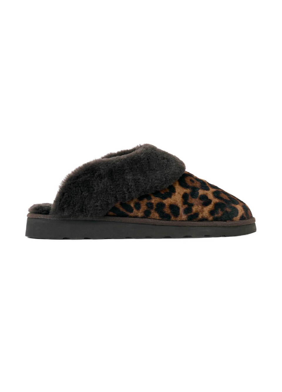 Fairfax & Favor Glencoe Mule Slipper - Leopard Haircalf
