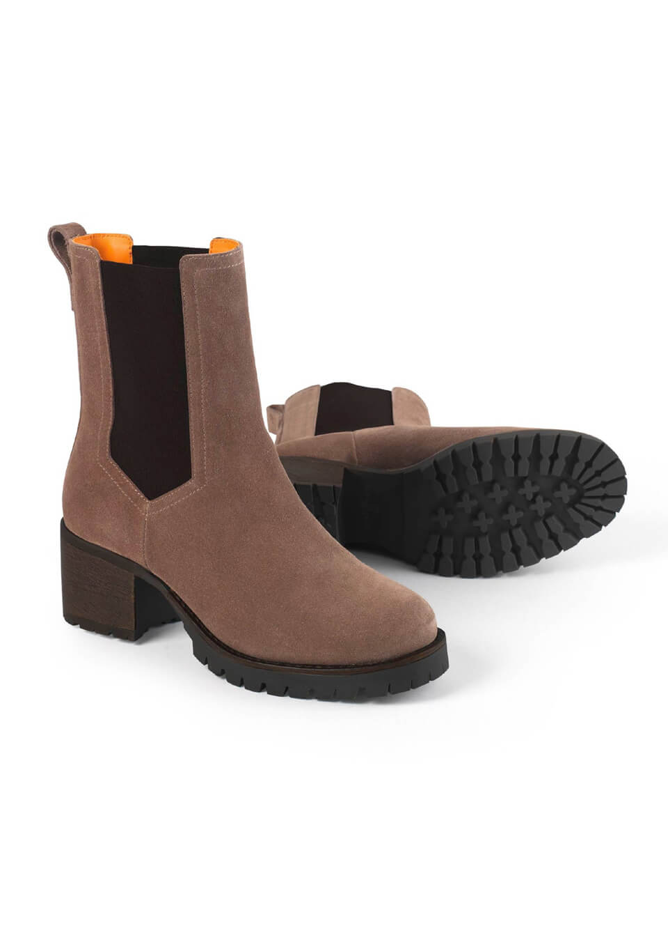 Fairfax & Favor Heeled Boudica Boot - Deep Taupe