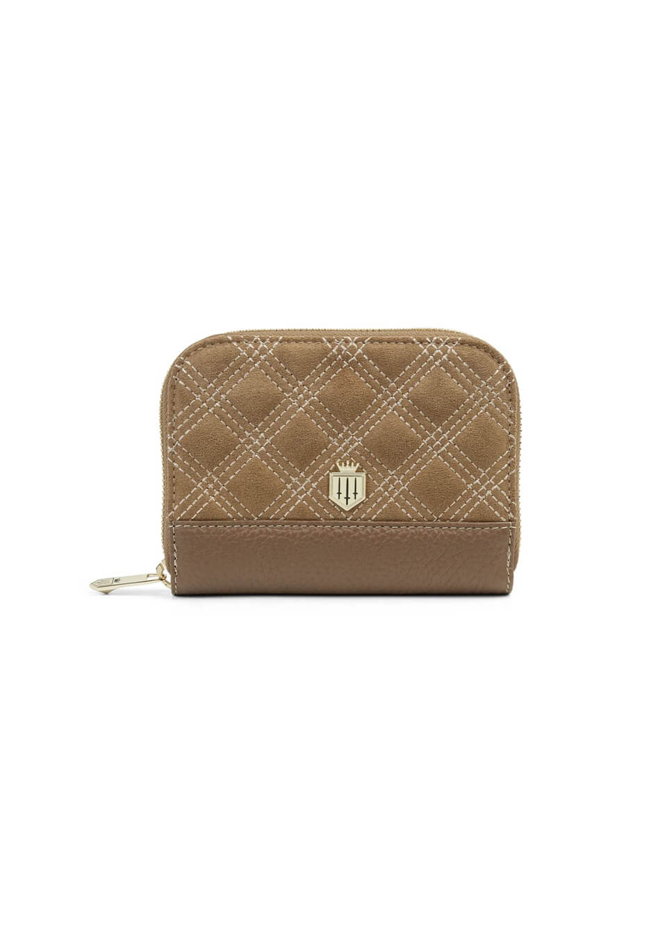 Fairfax & Favor Mini Salisbury Purse - Quilted Tan
