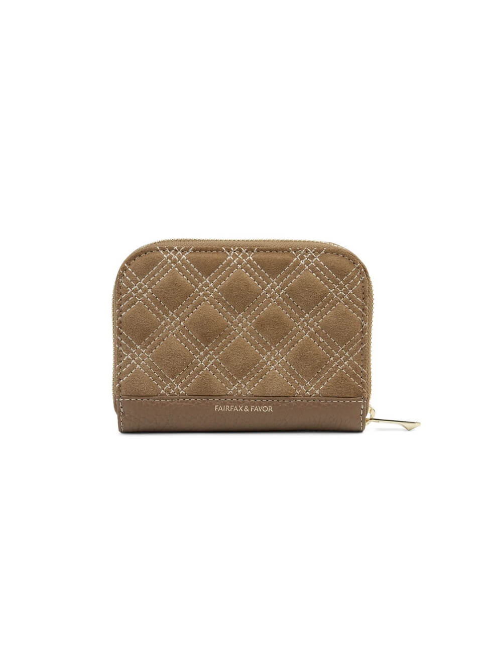 Fairfax & Favor Mini Salisbury Purse - Quilted Tan