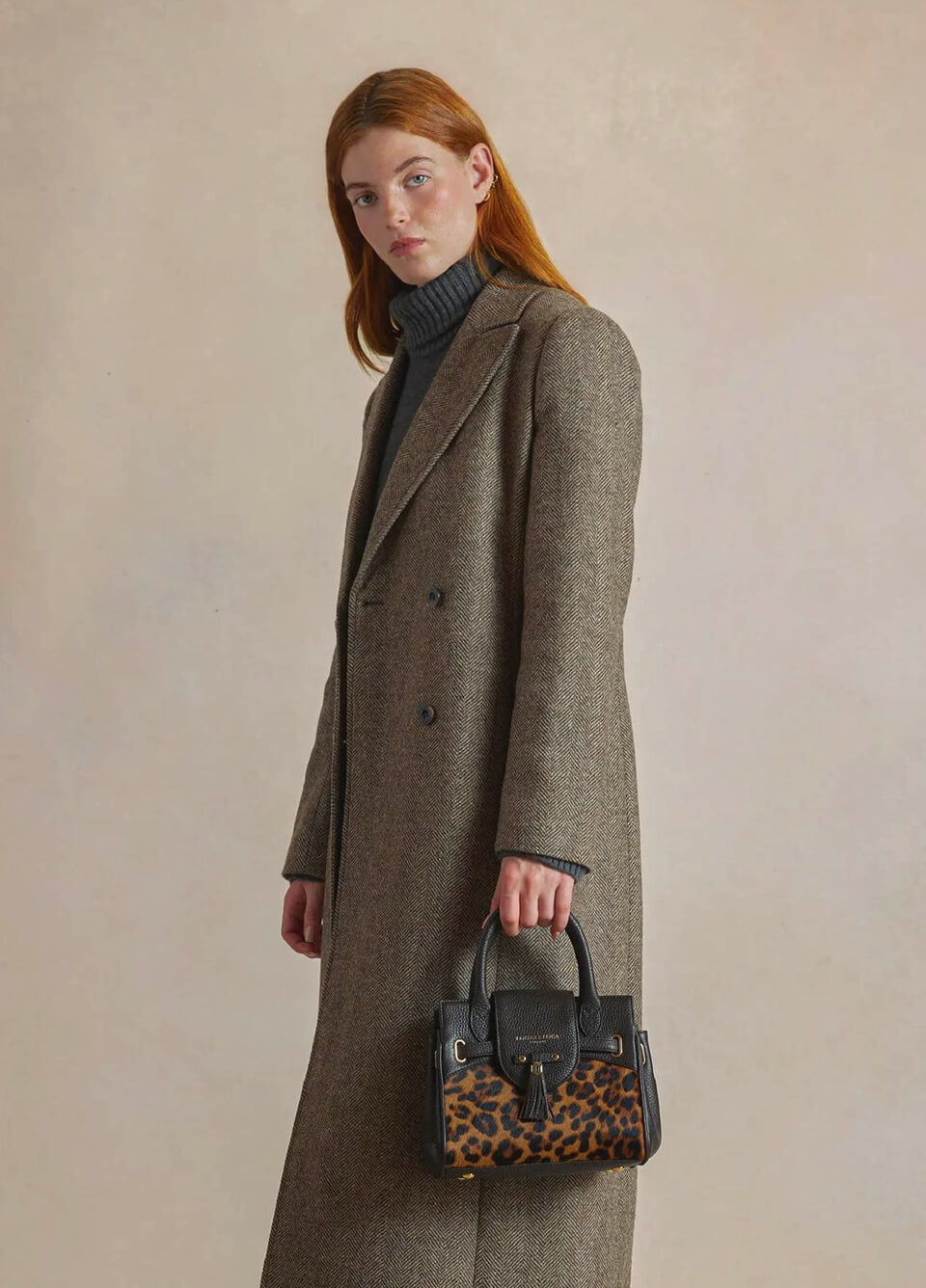 Fairfax & Favor Mini Windsor Handbag - Leopard Haircalf