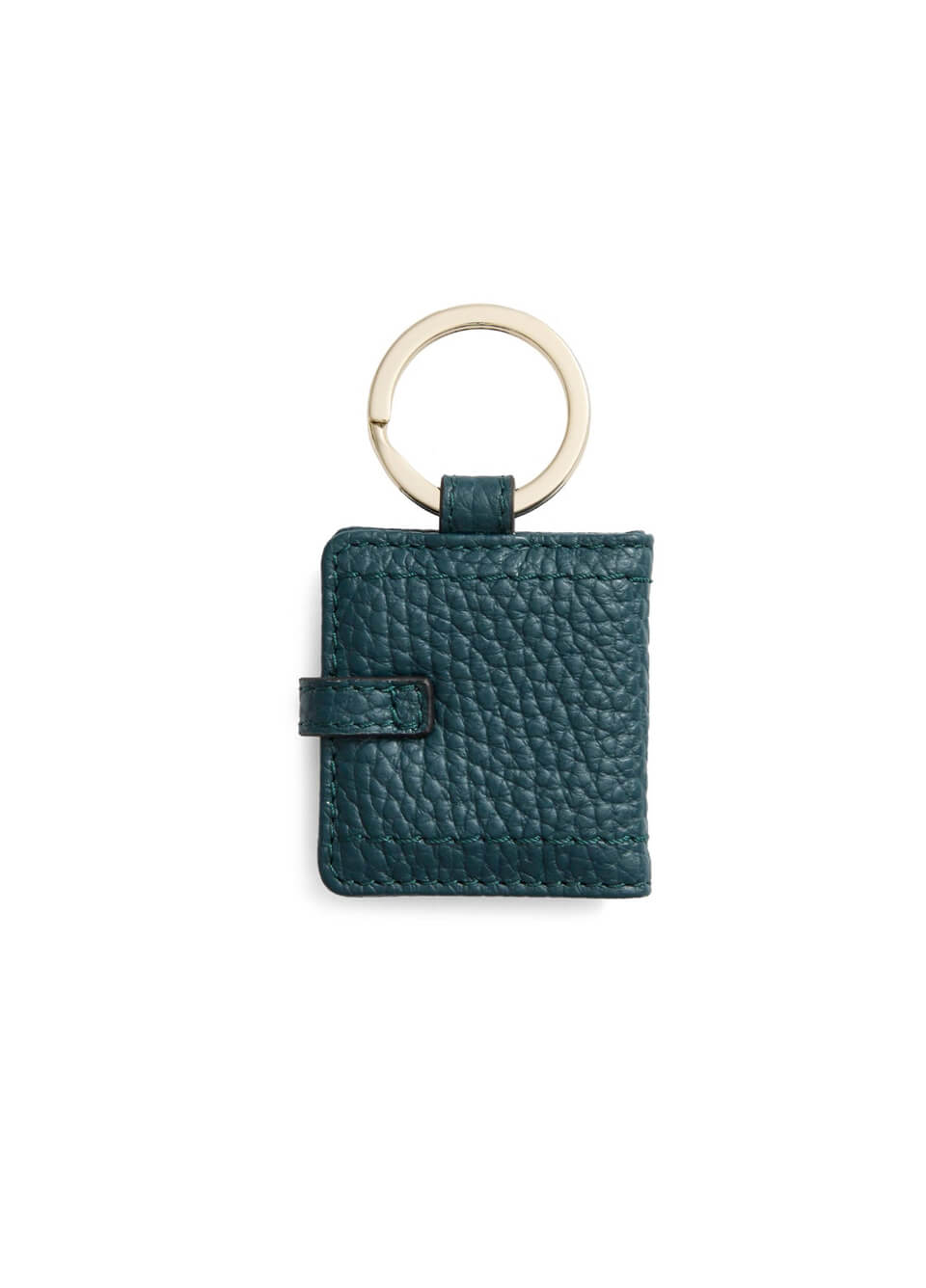 Fairfax & Favor Photo Holder Key Ring - Teal Leather