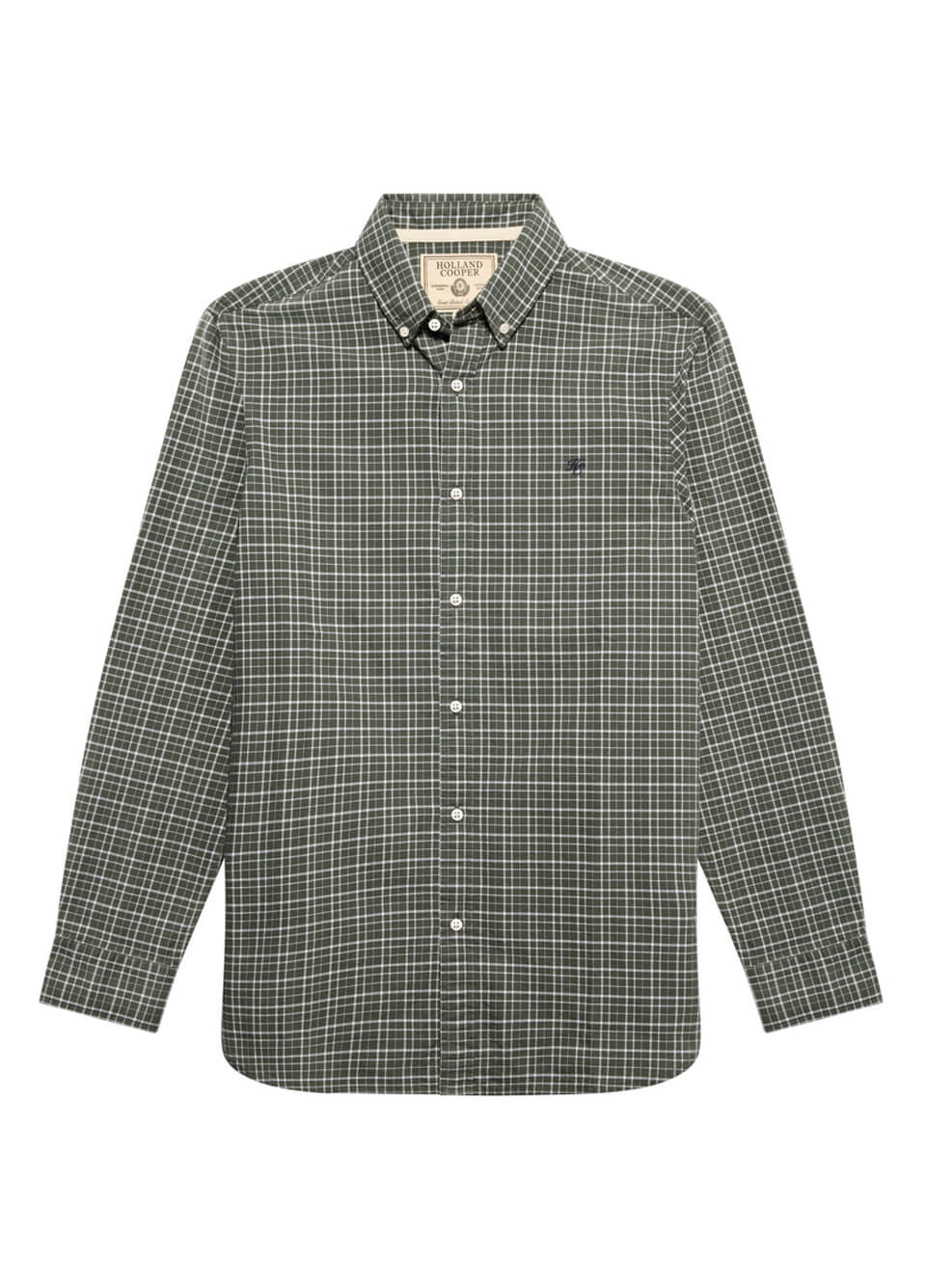 Holland Cooper Men's Classic Woven Button Down Shirt - Henridge Emerald