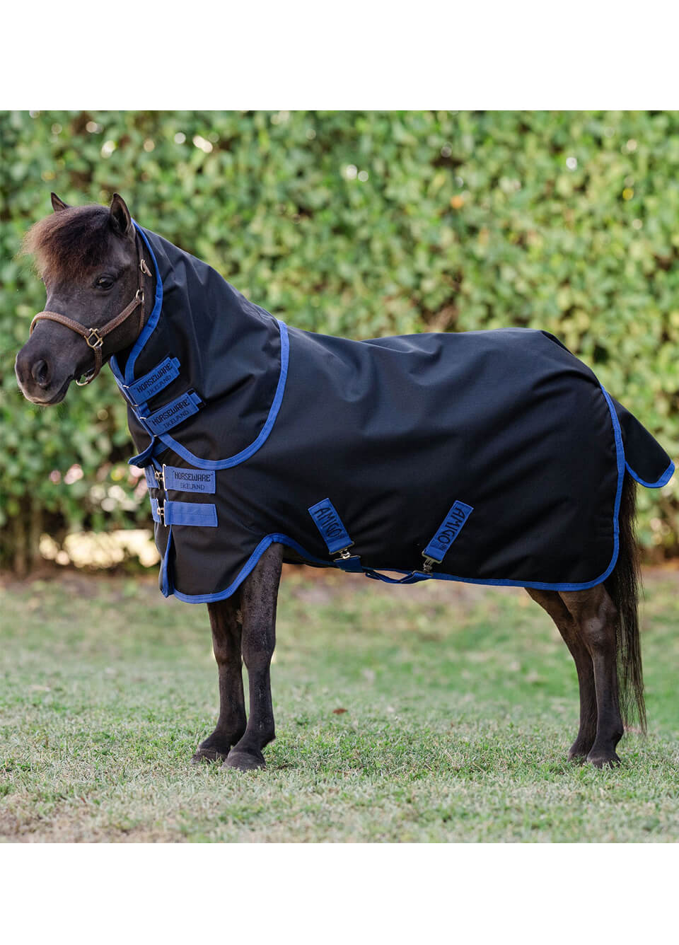 Amigo Ripstop 900D Plus Petite Turnout 200g - Black/Classic Blue