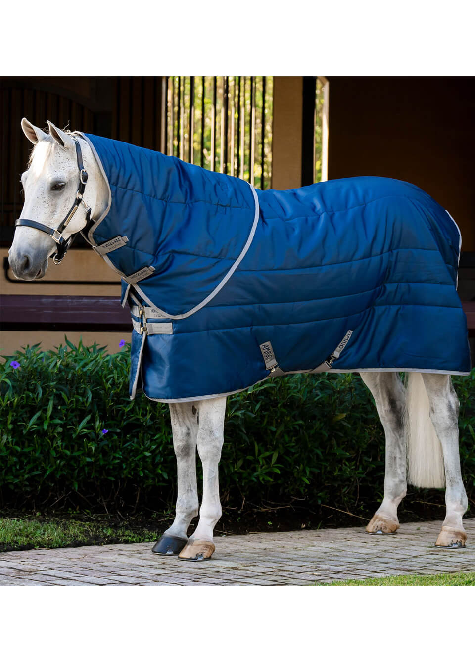 Amigo Ripstop Insulator Plus Pony Stable 200g - Navy/Titanium