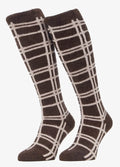 LeMieux Heritage Check Fluffies - Cocoa