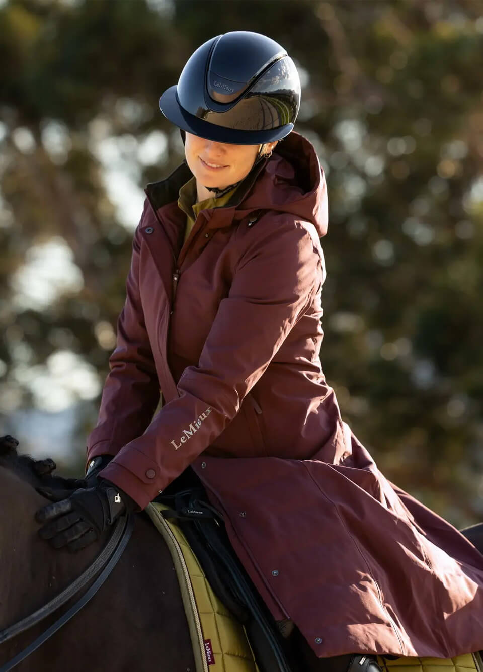 LeMieux Erin Waterproof Padded Coat - Bramble