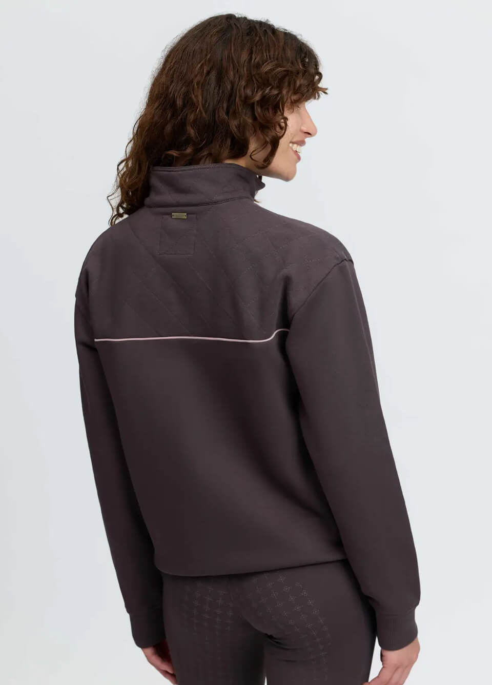LeMieux Heritage Quarter Zip Sweat - Cocoa