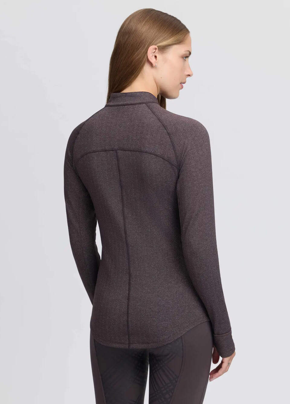 LeMieux Heritage Herringbone Base Layer - Cocoa