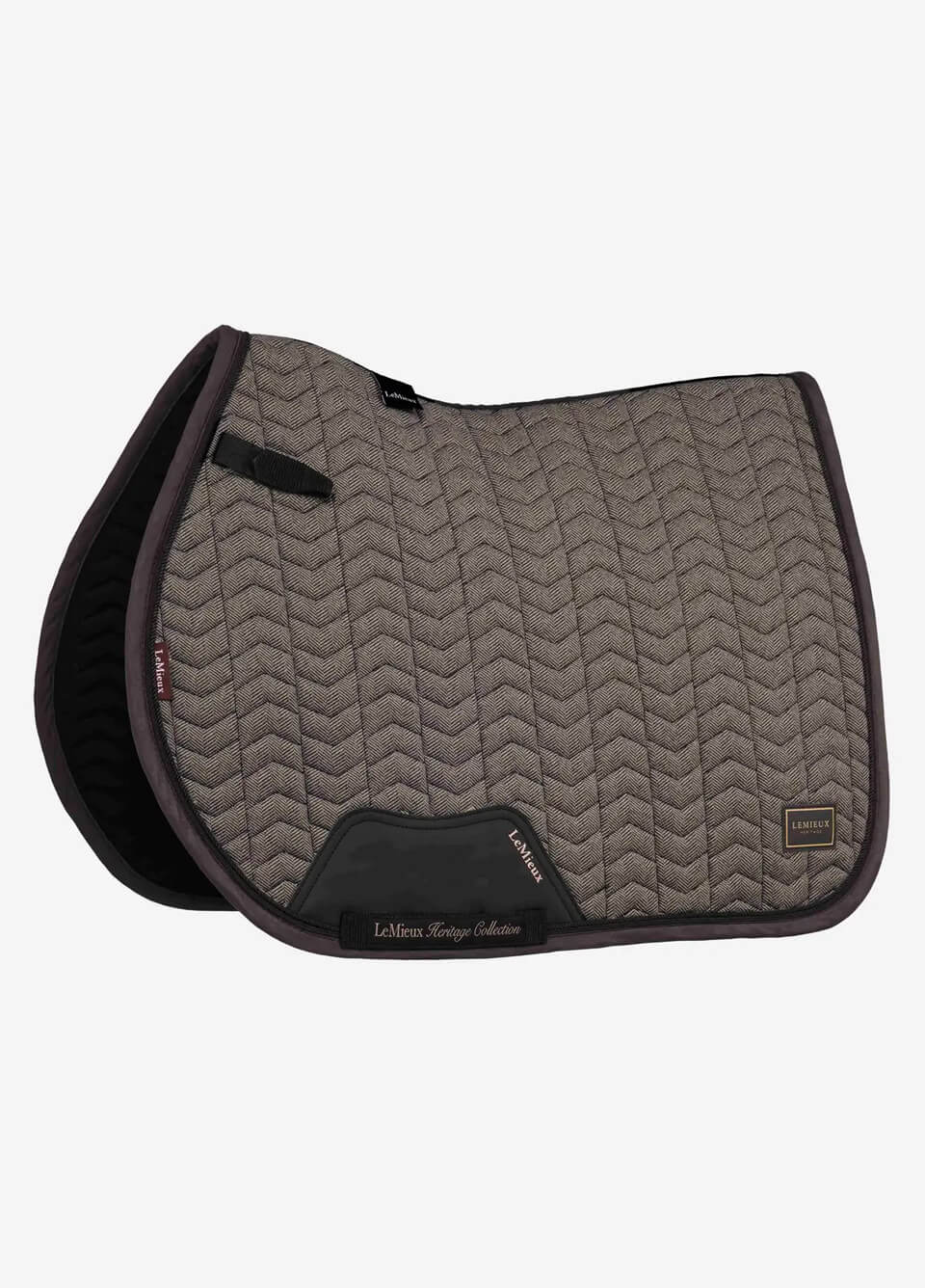 LeMieux Heritage Herringbone Jump Square - Cocoa