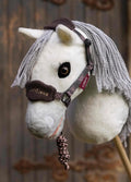 LeMieux Hobby Horse Heritage Vogue Headcollar & Leadrope - Cocoa