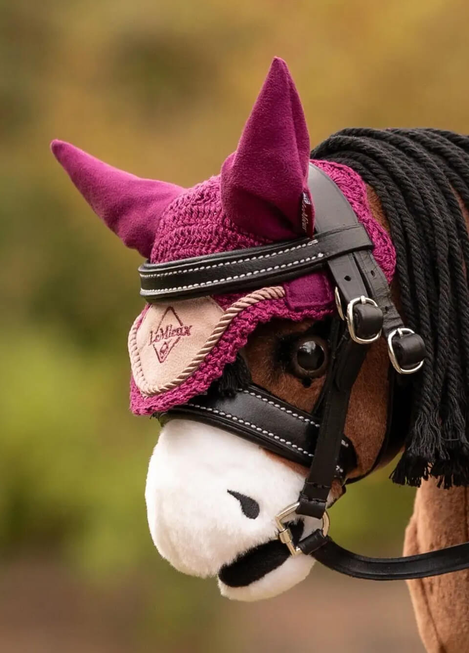 LeMieux Toy Pony Fly Hood - Blackberry