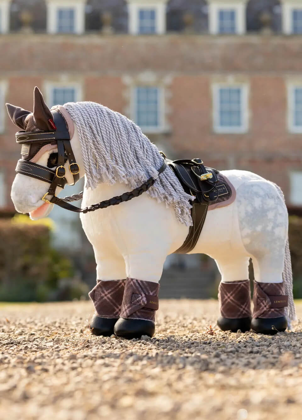 LeMieux Toy Pony Heritage Fly Hood - Cocoa