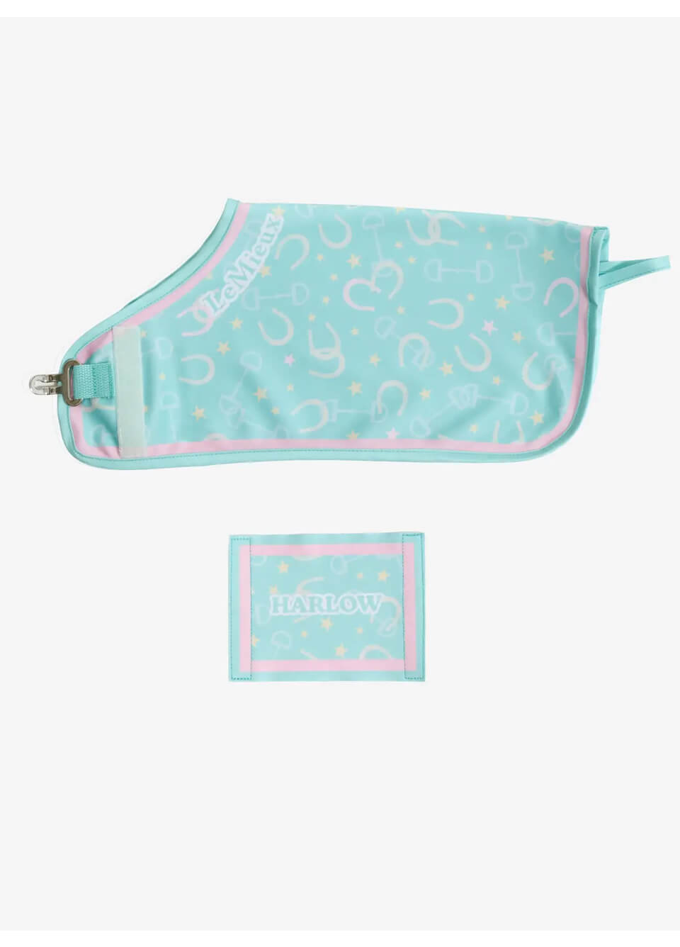 LeMieux Harlow Toy Pony Printed Rug - Soft Mint