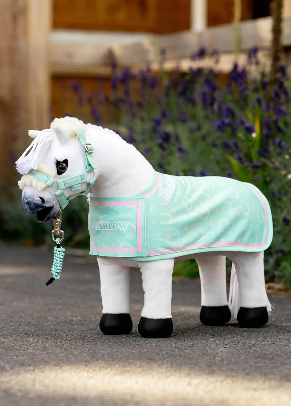 LeMieux Harlow Toy Pony Printed Rug - Soft Mint