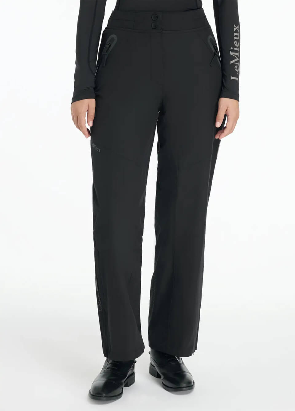 LeMieux Young Rider Stormwear Waterproof Trousers - Black