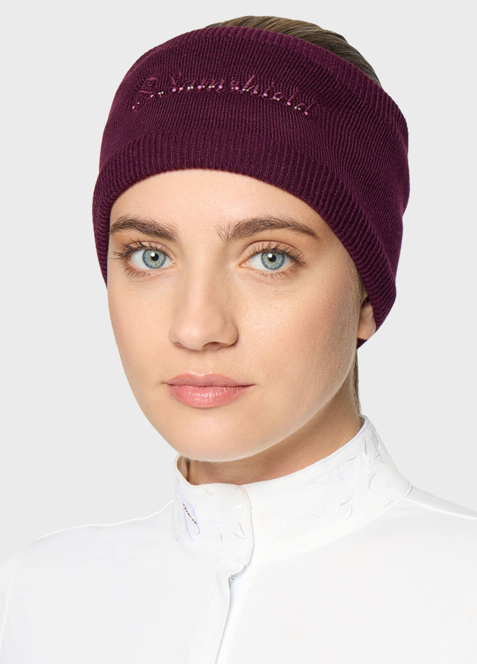 Samshield Amalie Crystal Headband - Plum