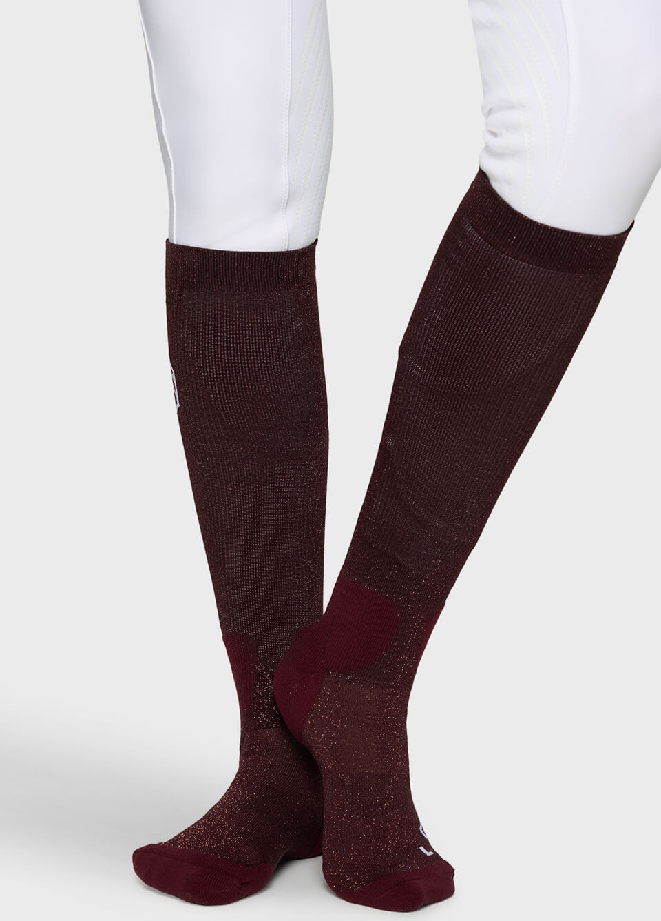 Samshield Balzane Glitter Socks - Black Cherry