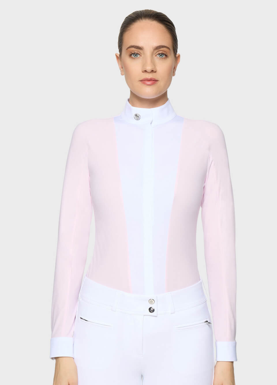 Samshield Lucia Sport L/S Competition Shirt - Cosmic Pink