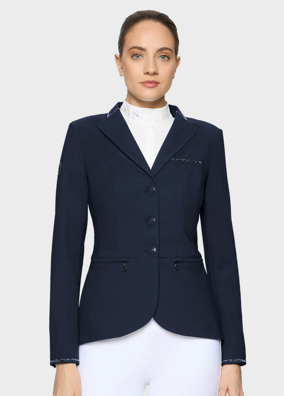 Samshield Victorine Crystal Fabric Jacket - Navy