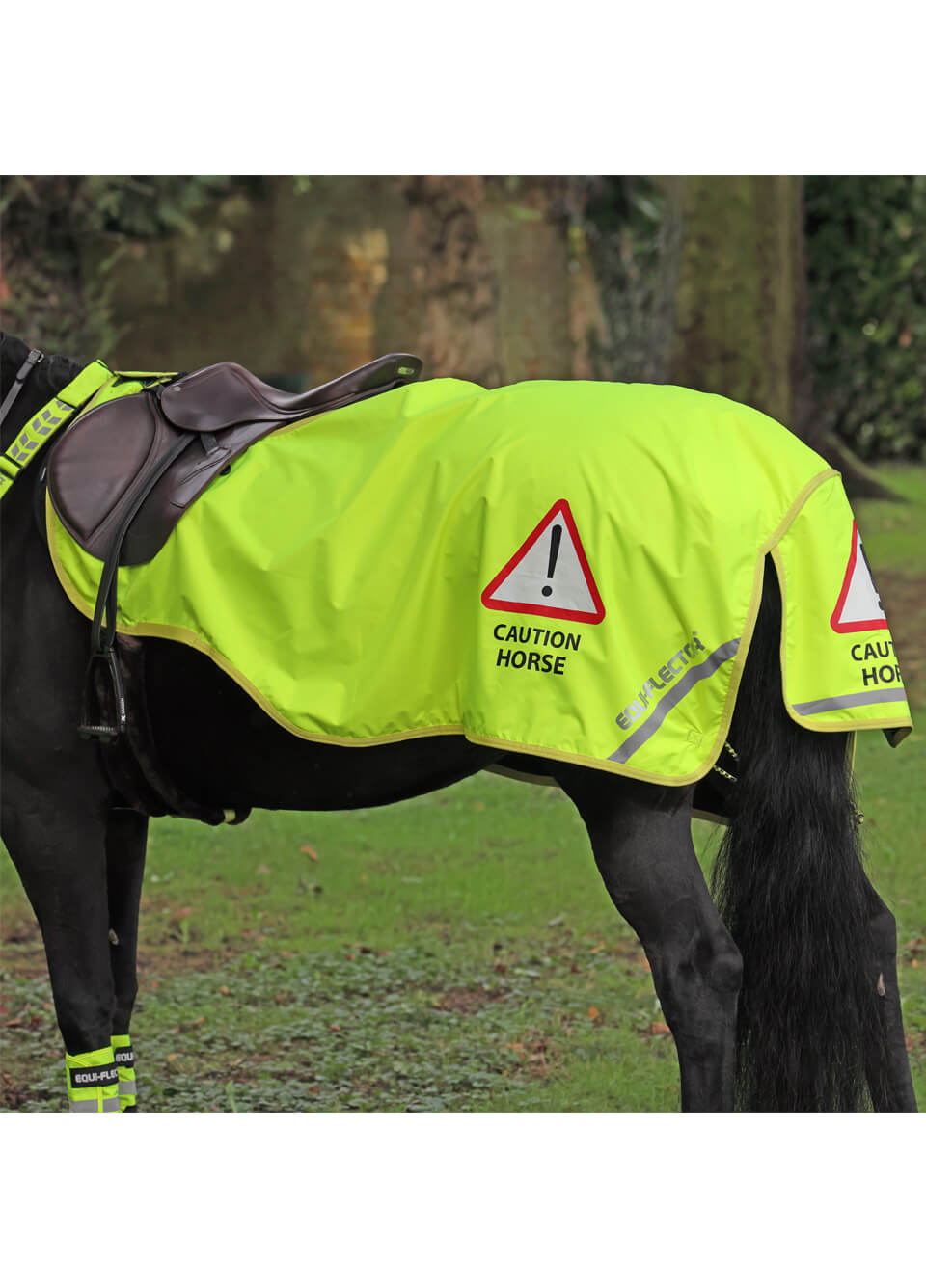 Shires Equi-Flector® Waterproof Exercise Sheet - Yellow