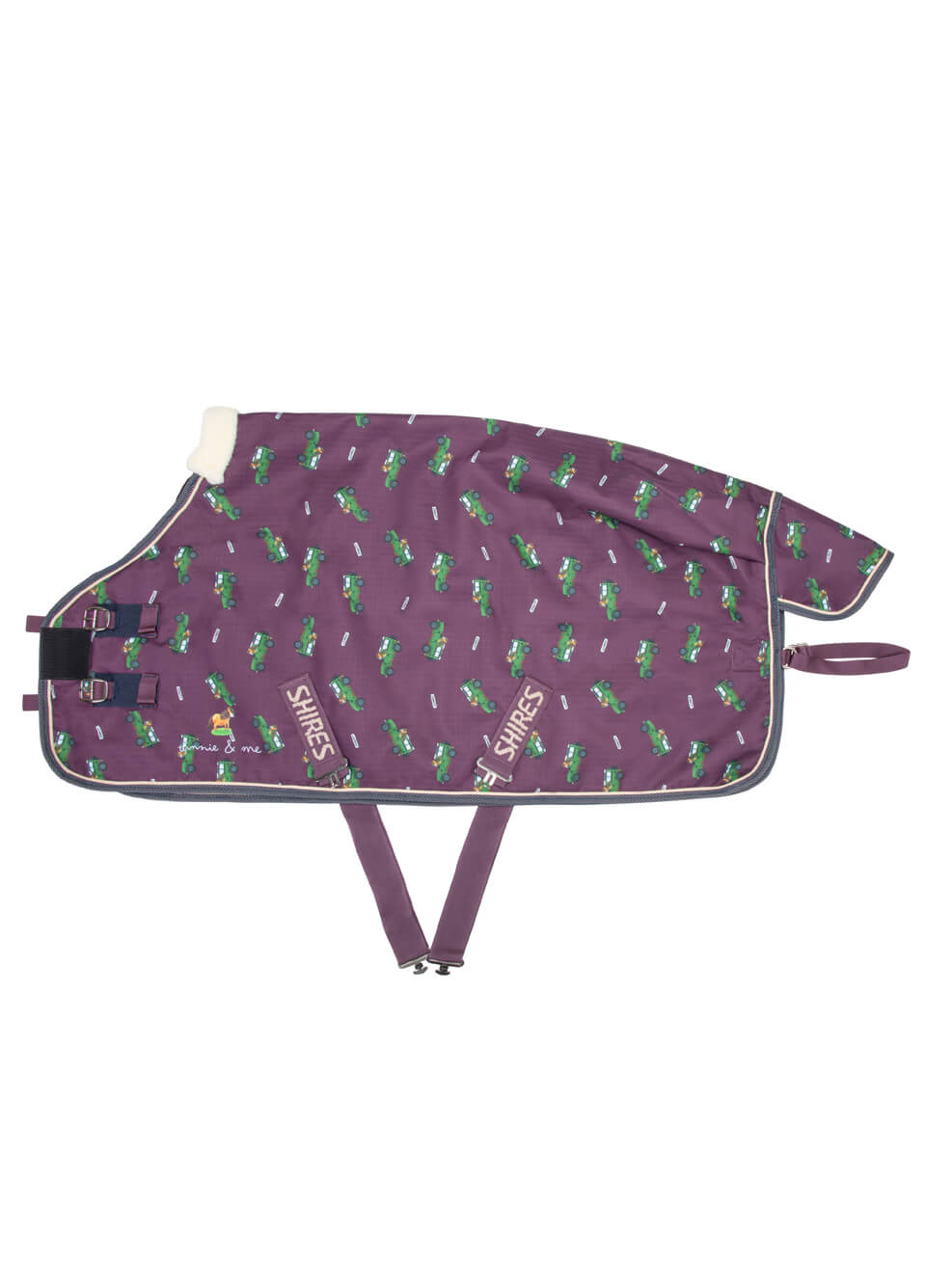 Shires Winnie & Me 100g Turnout Rug - Burgundy