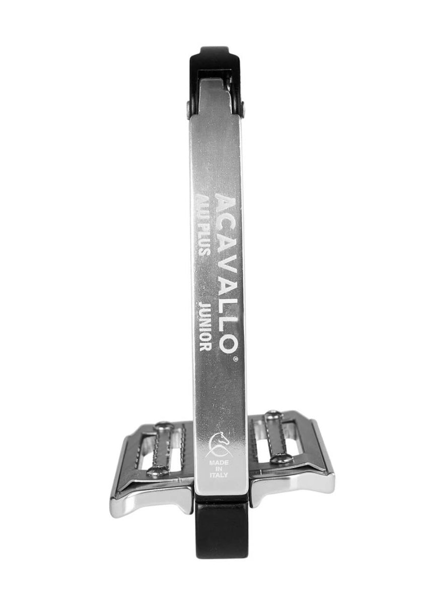 Acavallo Junior Aluplus Stirrups - Black