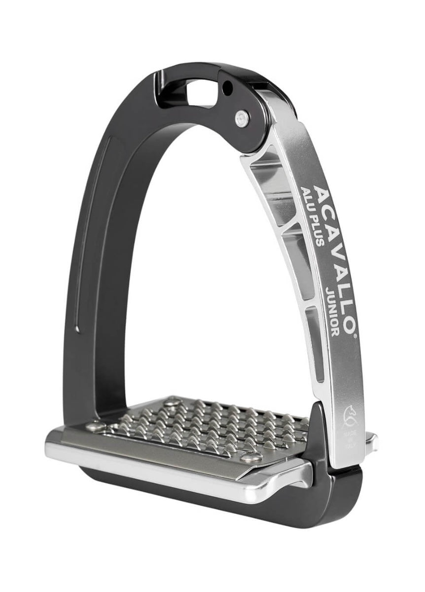Acavallo Junior Aluplus Stirrups - Charcoal