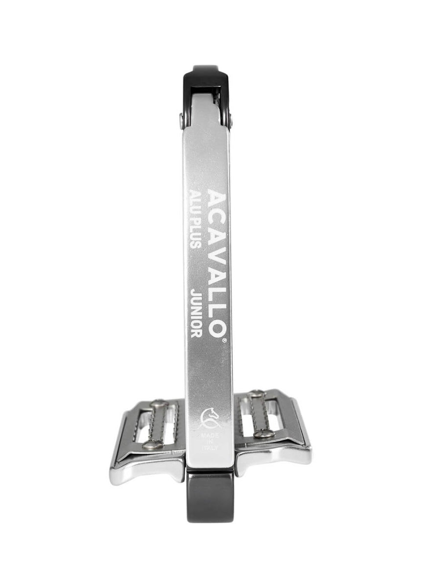 Acavallo Junior Aluplus Stirrups - Charcoal