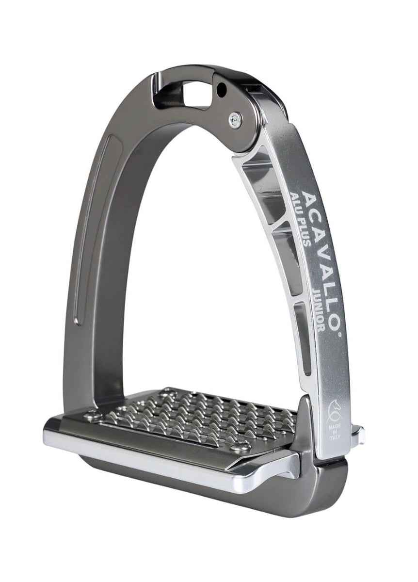Acavallo Junior Aluplus Stirrups - Titanium