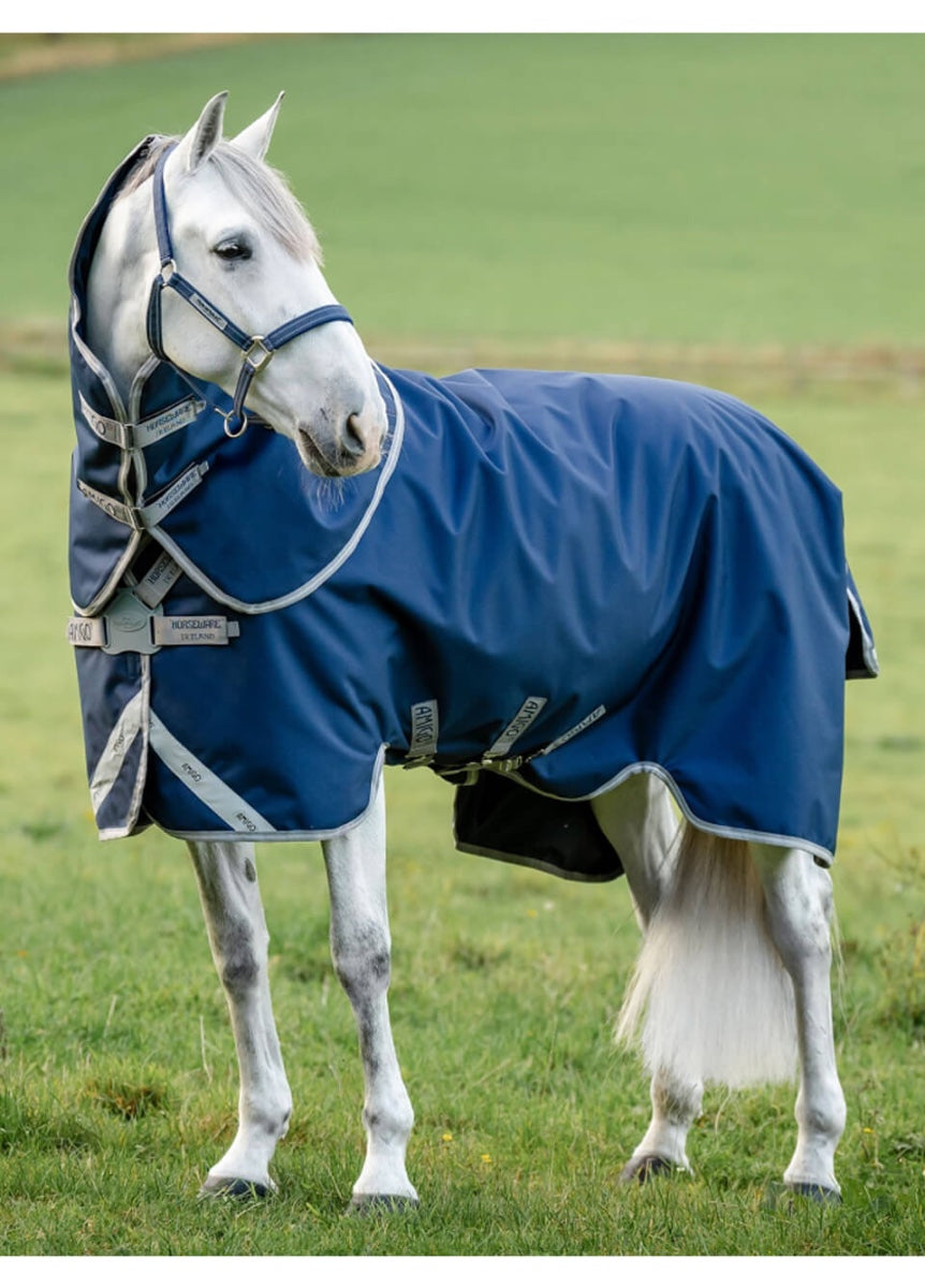 Amigo 1200D FieldSafe Plus Turnout 50g - Navy/Titanium