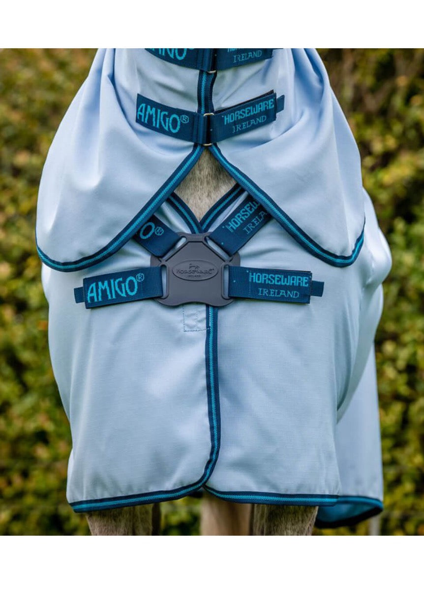 Amigo Ripstop Hoody - Azure/Navy/Electric Blue