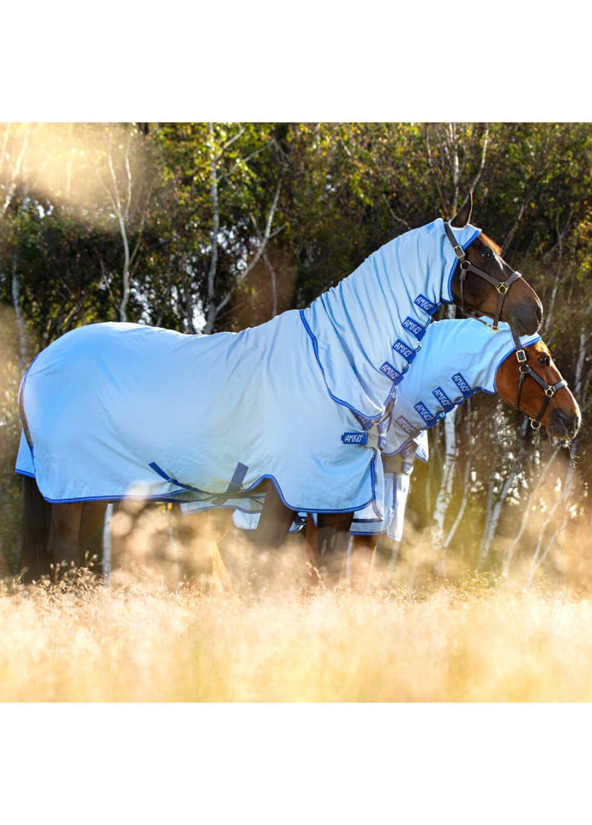 Amigo Pony Ripstop Hoody - Azure