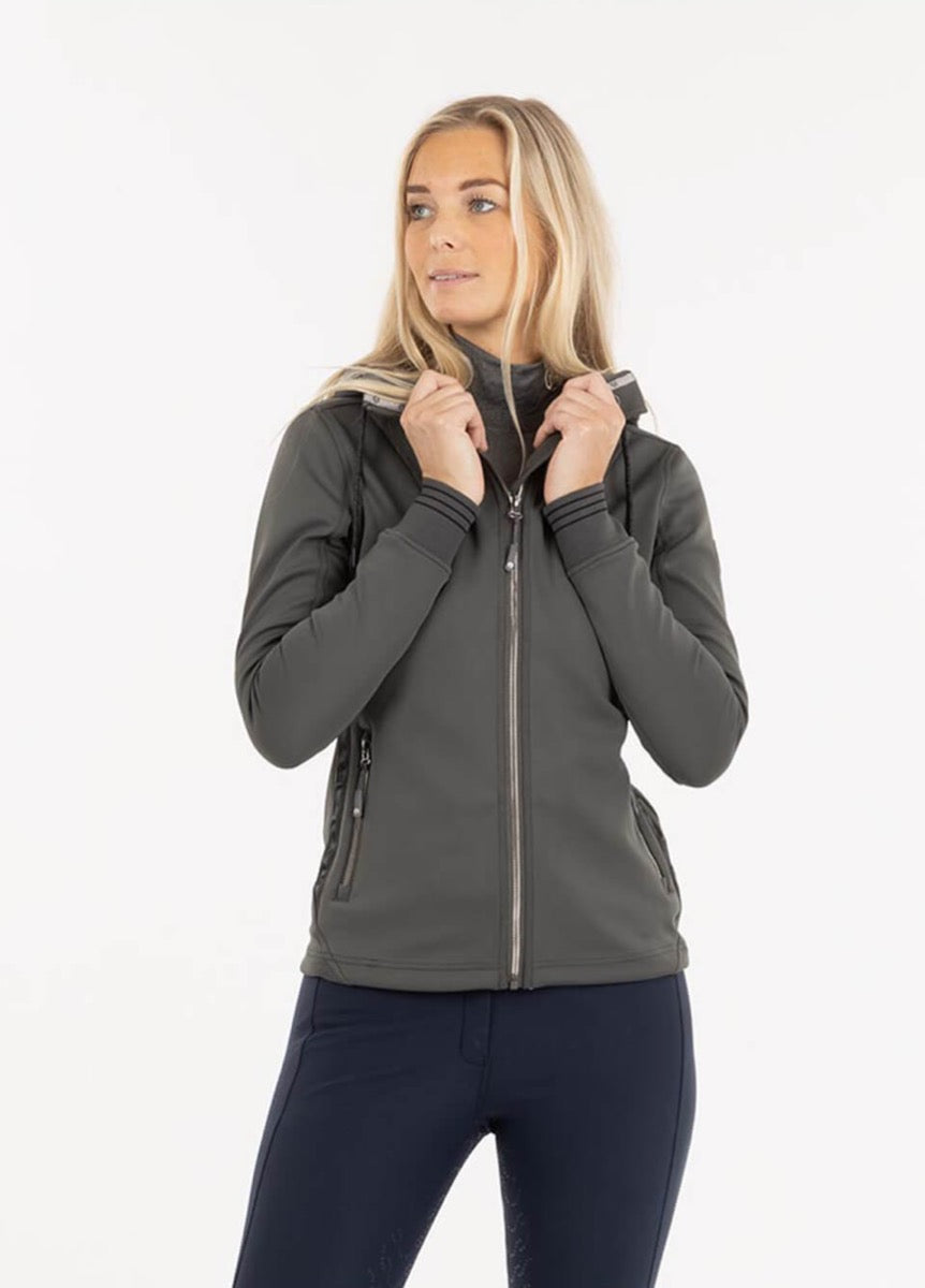 Anky Zipped Hoodie - Dark Shadow