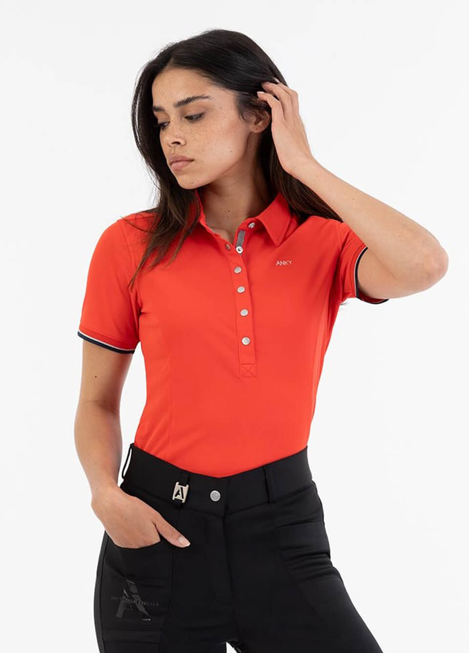 Anky Essential Polo Shirt - Coral Paradise