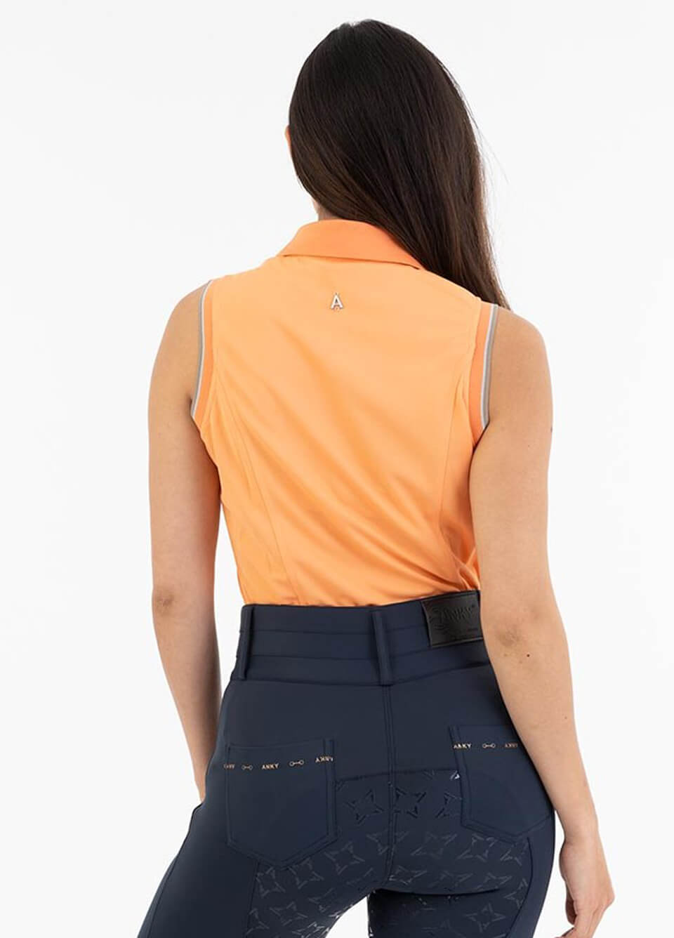 Anky Sleeveless Polo Shirt - Gold Sunset